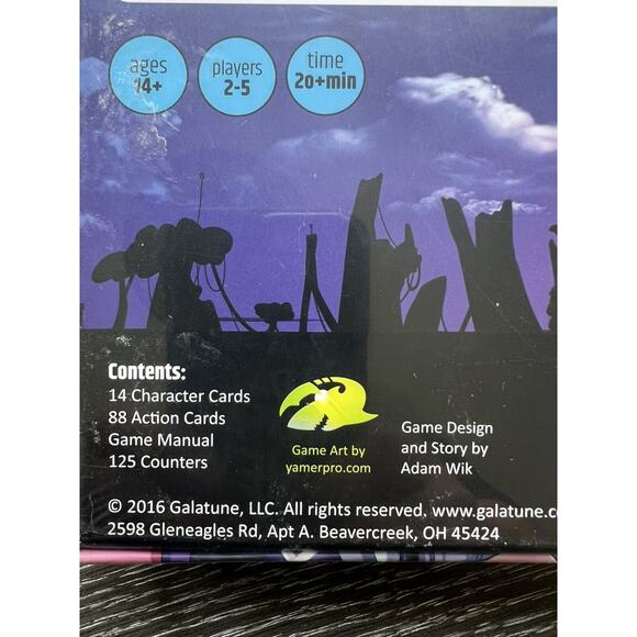 Galatune Dawn Of Borrowed Light Card Game by Adam Wik 2016 Starter Deck, New - Picture 4 of 6